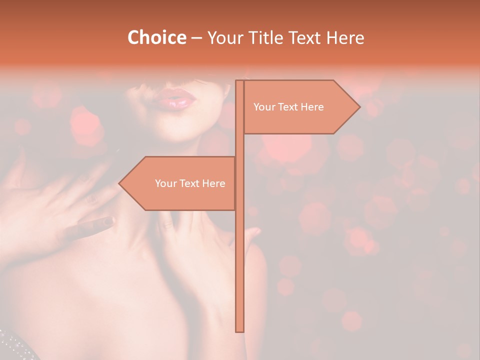 Young Attractive Celebrate PowerPoint Template