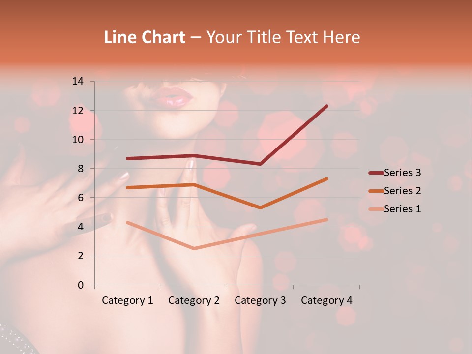 Young Attractive Celebrate PowerPoint Template