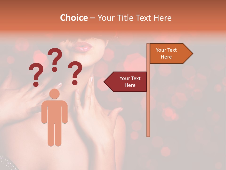 Young Attractive Celebrate PowerPoint Template