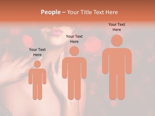 Young Attractive Celebrate PowerPoint Template