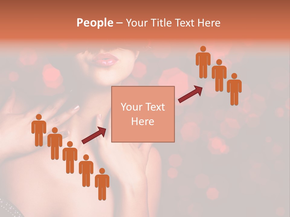 Young Attractive Celebrate PowerPoint Template