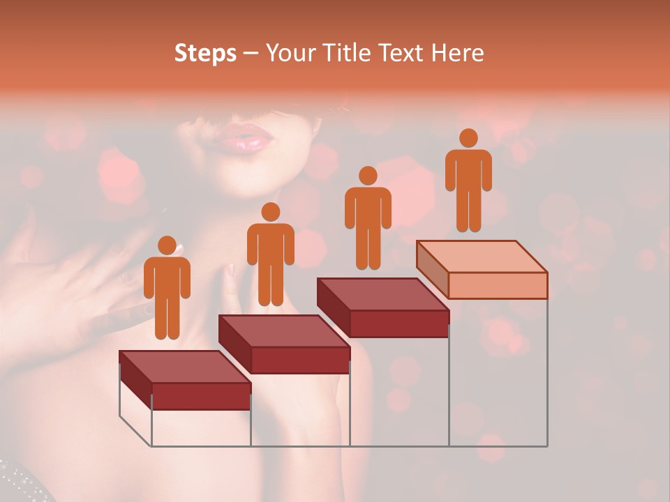 Young Attractive Celebrate PowerPoint Template