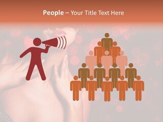 Young Attractive Celebrate PowerPoint Template
