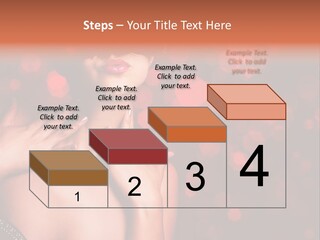 Young Attractive Celebrate PowerPoint Template