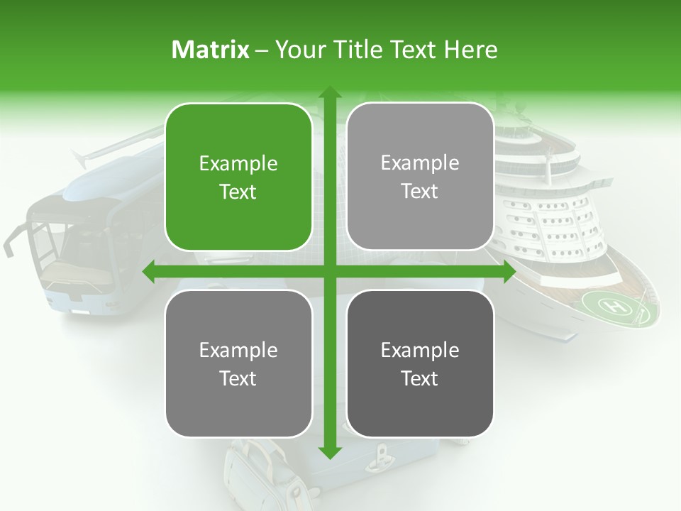 Golf Handbag Holiday PowerPoint Template