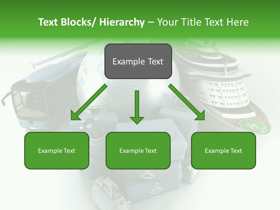 Golf Handbag Holiday PowerPoint Template