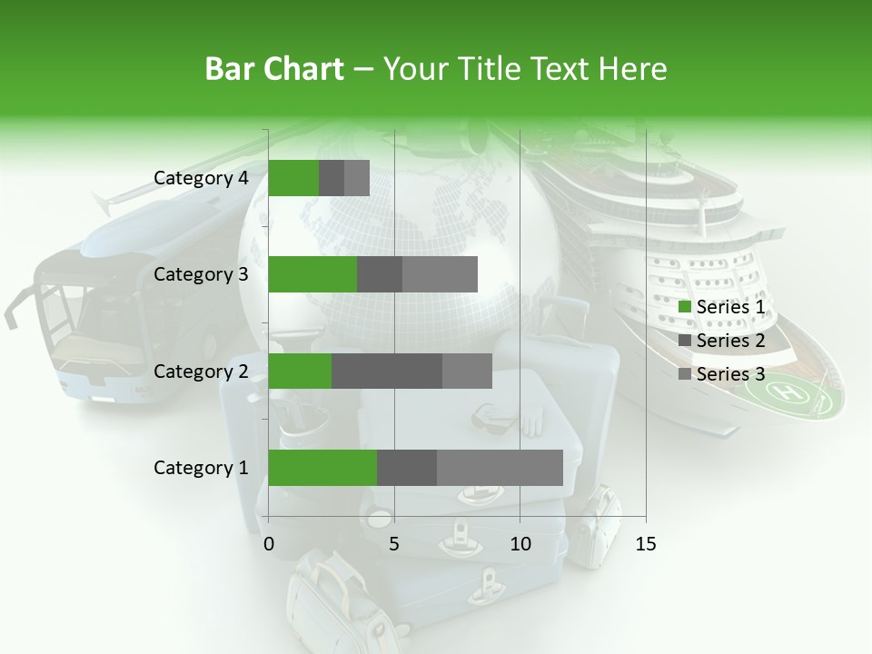 Golf Handbag Holiday PowerPoint Template