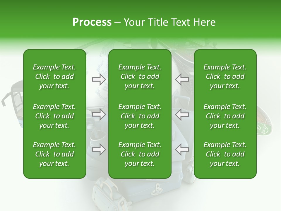 Golf Handbag Holiday PowerPoint Template