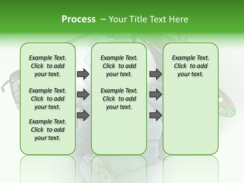 Golf Handbag Holiday PowerPoint Template