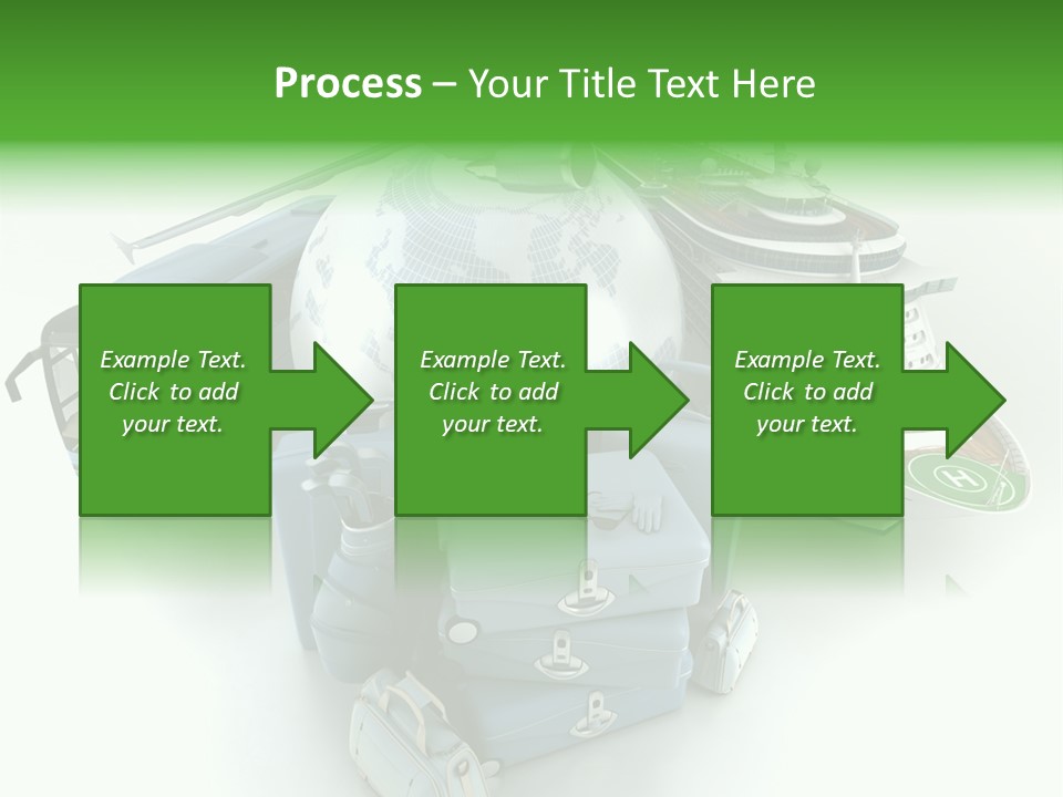 Golf Handbag Holiday PowerPoint Template