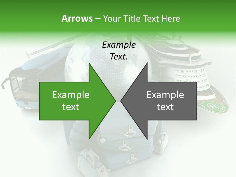 Golf Handbag Holiday PowerPoint Template