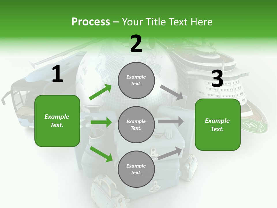 Golf Handbag Holiday PowerPoint Template