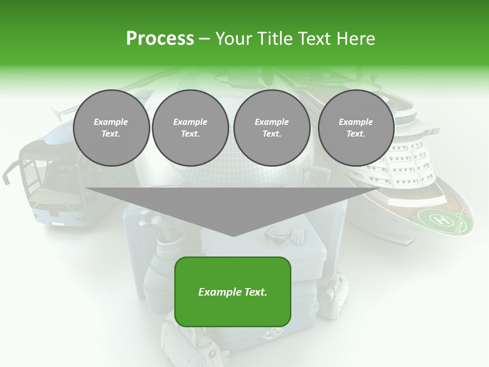 Golf Handbag Holiday PowerPoint Template