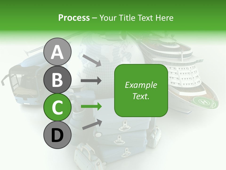 Golf Handbag Holiday PowerPoint Template