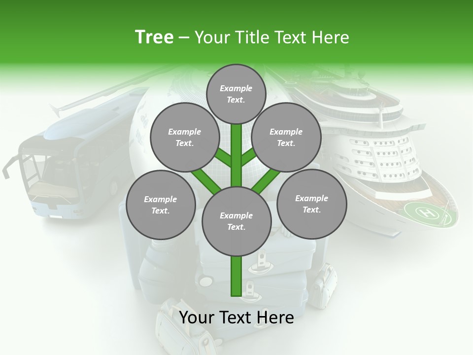 Golf Handbag Holiday PowerPoint Template