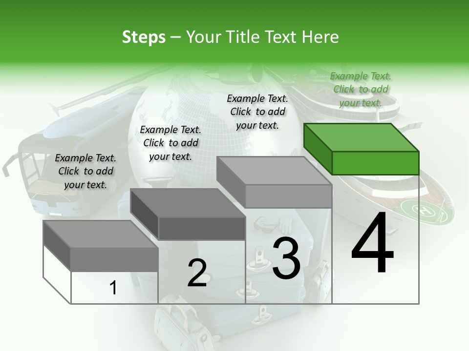 Golf Handbag Holiday PowerPoint Template