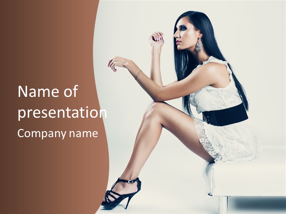 Fresh Human Caucasian PowerPoint Template