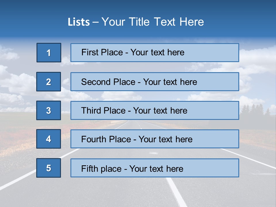 Speed Countryside Trip PowerPoint Template