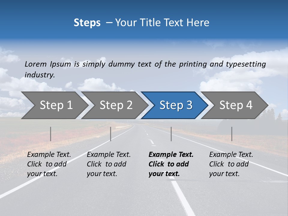 Speed Countryside Trip PowerPoint Template