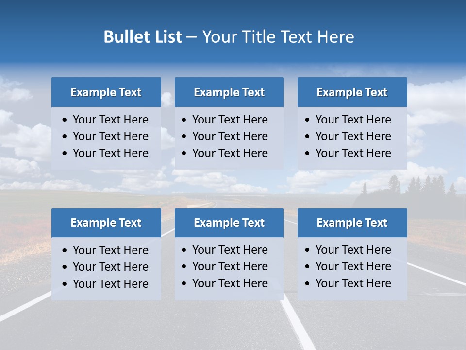 Speed Countryside Trip PowerPoint Template