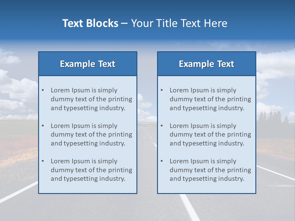 Speed Countryside Trip PowerPoint Template