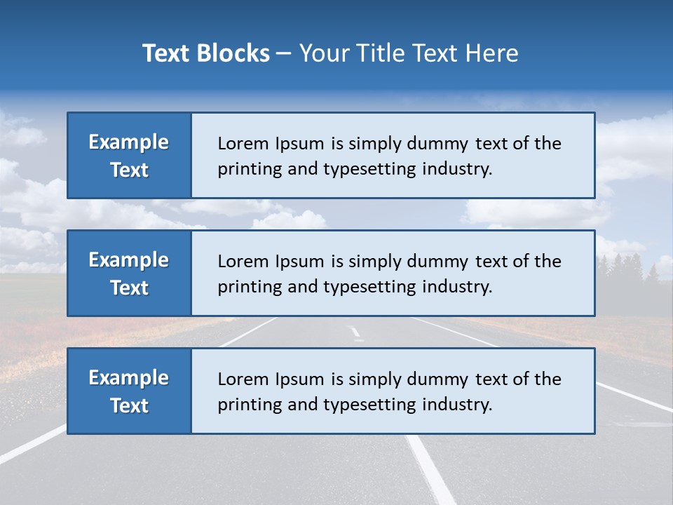 Speed Countryside Trip PowerPoint Template