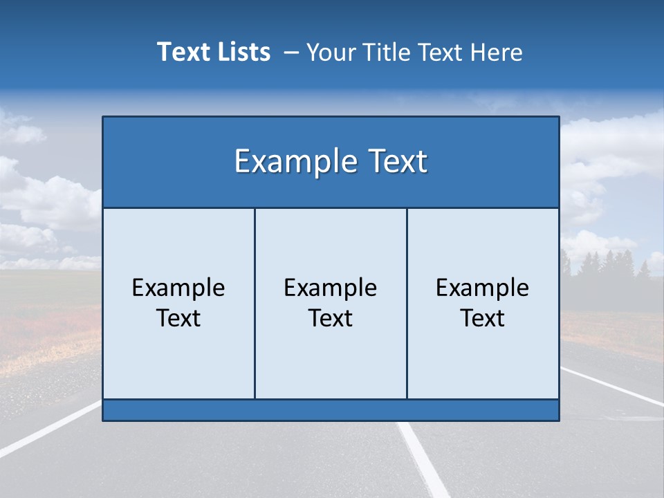 Speed Countryside Trip PowerPoint Template