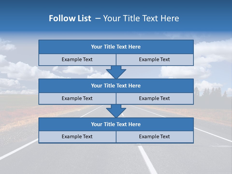 Speed Countryside Trip PowerPoint Template
