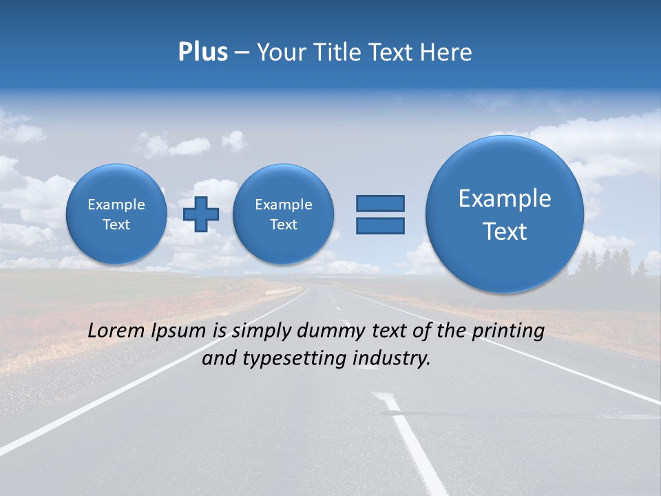 Speed Countryside Trip PowerPoint Template