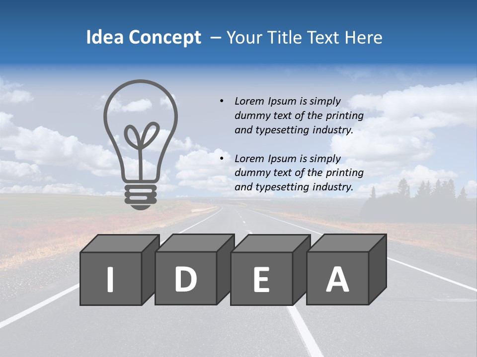 Speed Countryside Trip PowerPoint Template