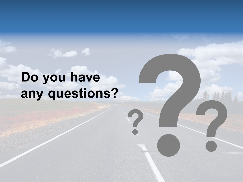 Speed Countryside Trip PowerPoint Template