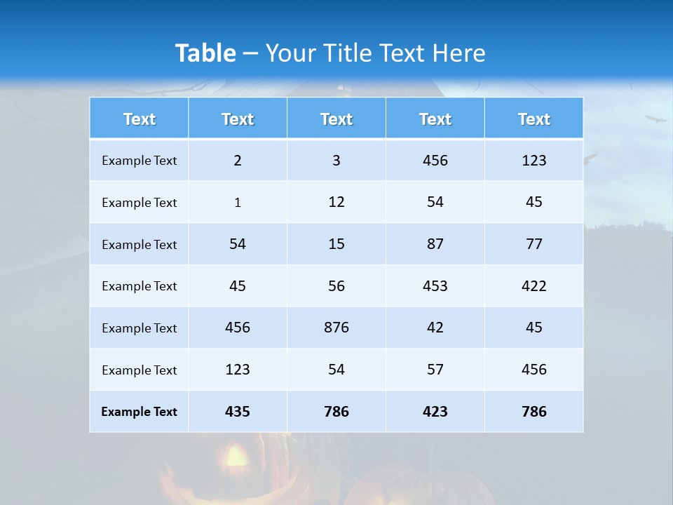 Element Trick Ominous PowerPoint Template