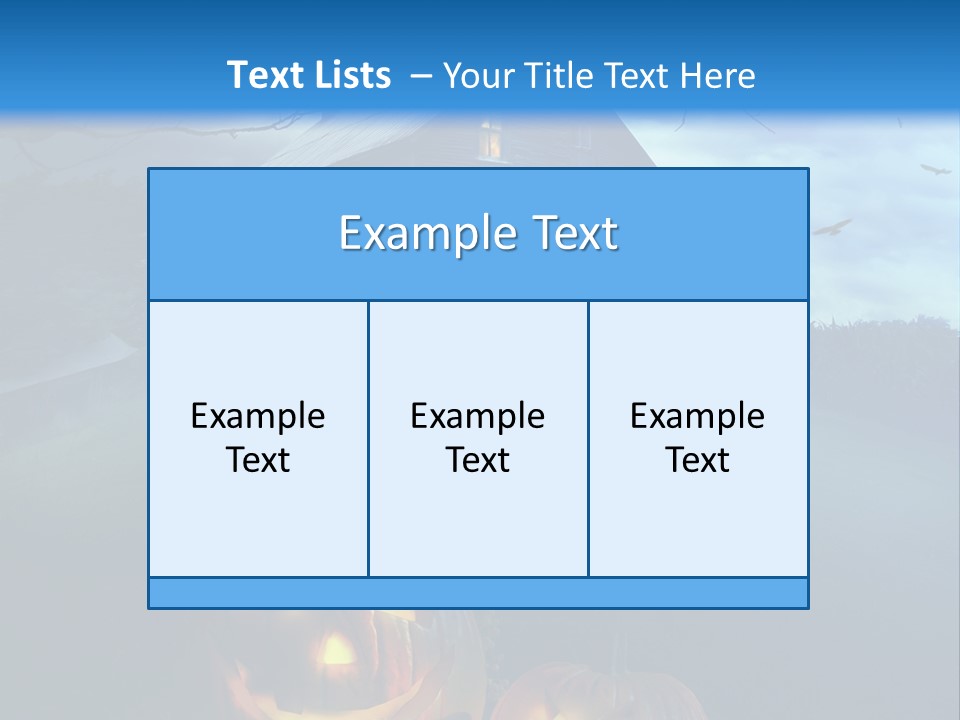 Element Trick Ominous PowerPoint Template