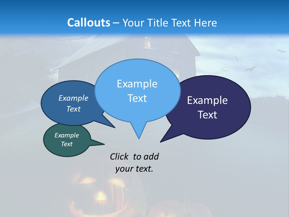 Element Trick Ominous PowerPoint Template