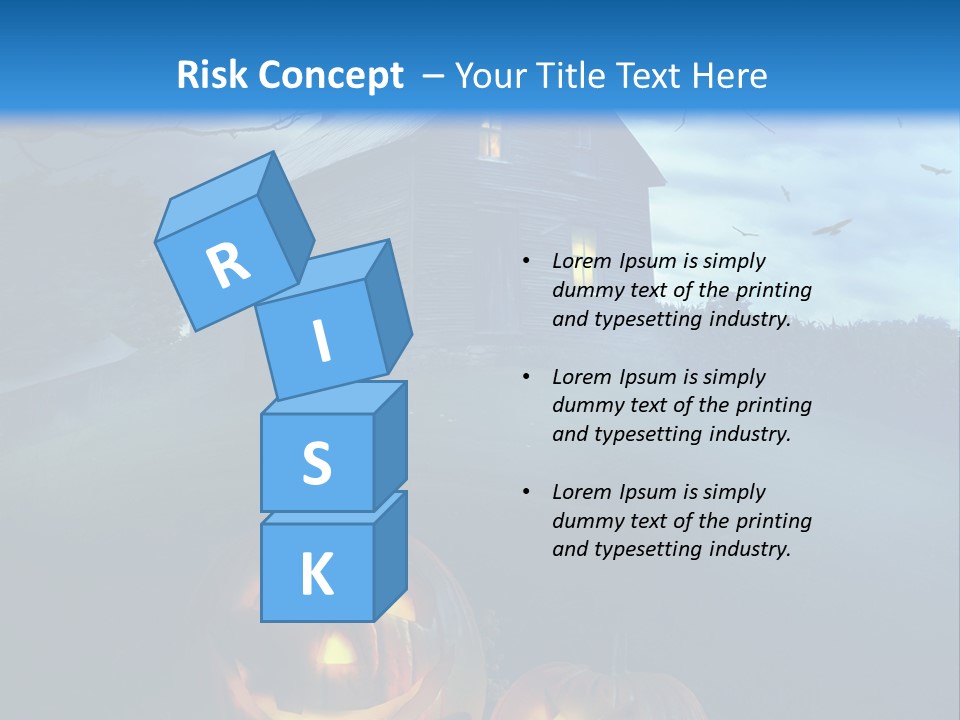 Element Trick Ominous PowerPoint Template