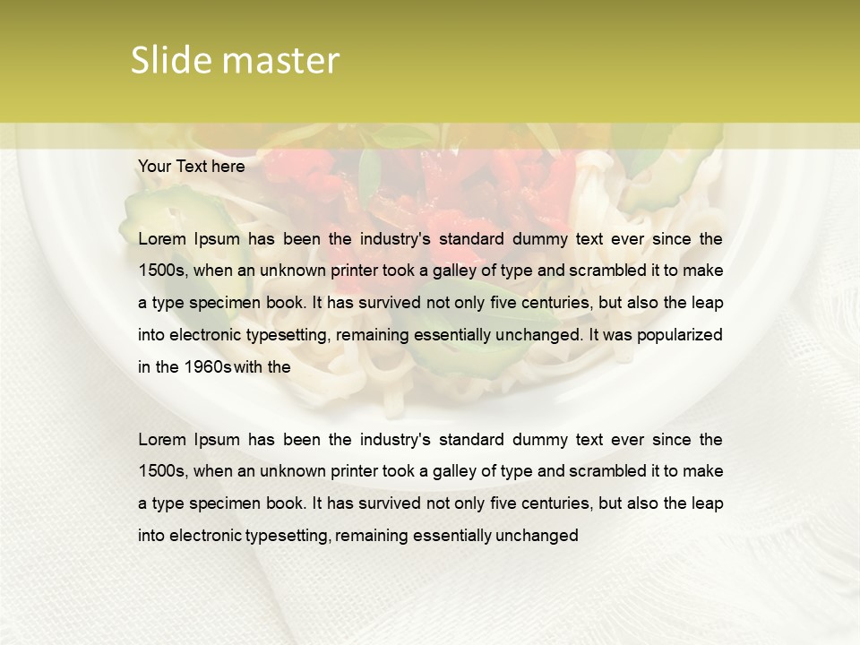 Tasty Italian Grated PowerPoint Template