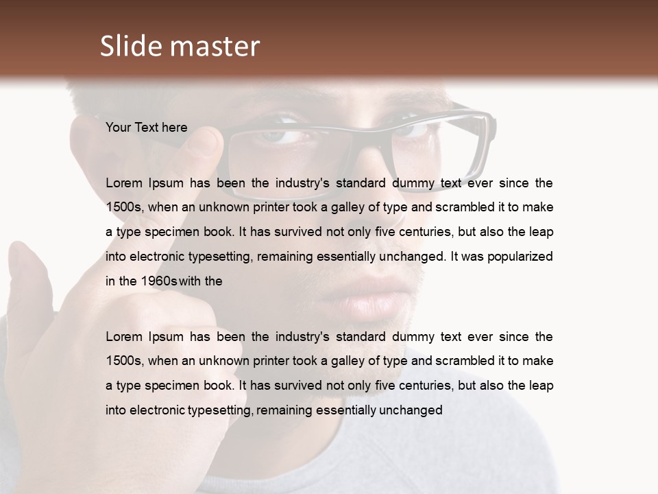 Vision Looking See PowerPoint Template