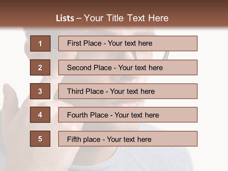 Vision Looking See PowerPoint Template