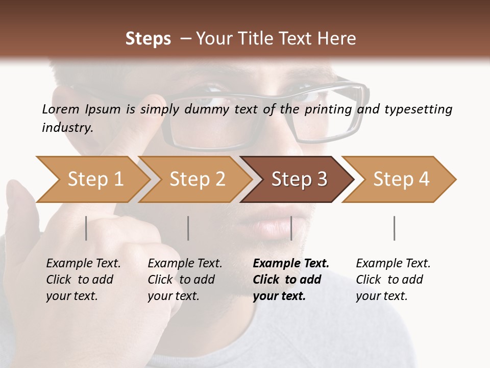 Vision Looking See PowerPoint Template
