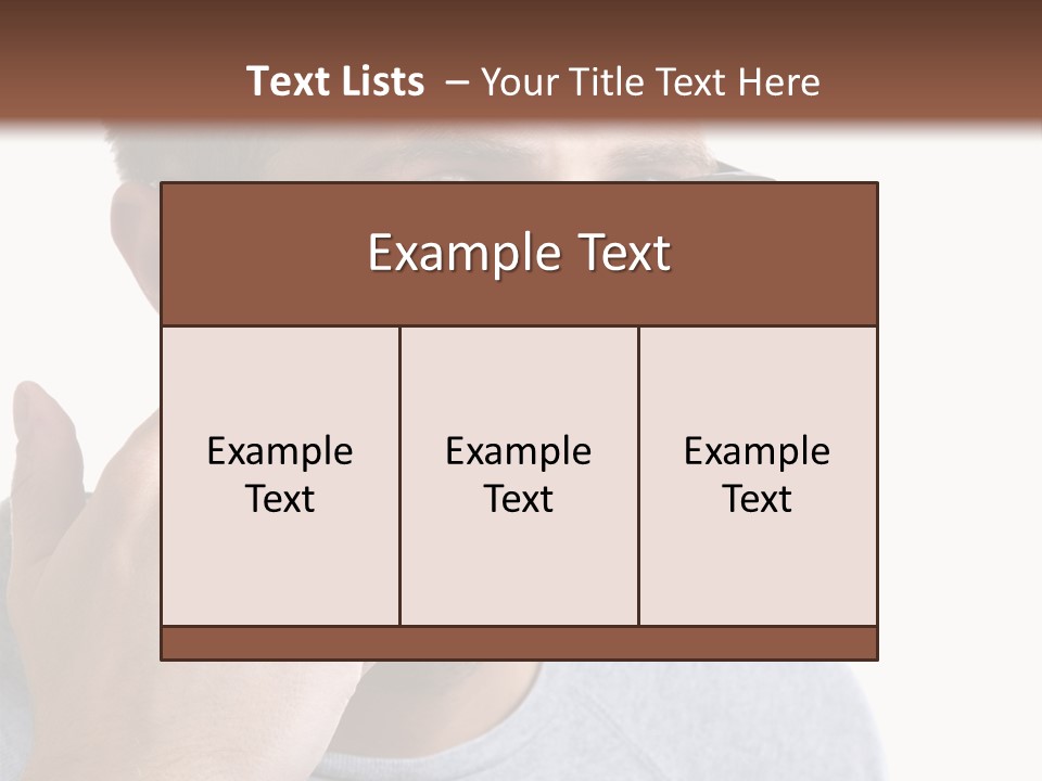 Vision Looking See PowerPoint Template