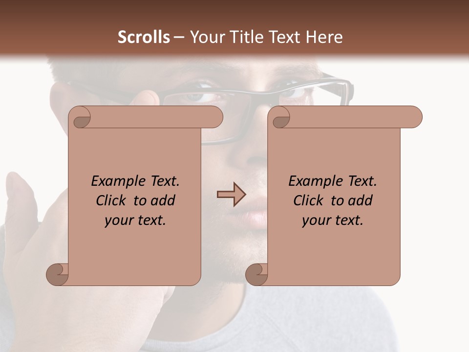 Vision Looking See PowerPoint Template