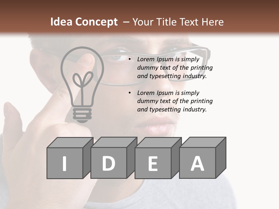 Vision Looking See PowerPoint Template