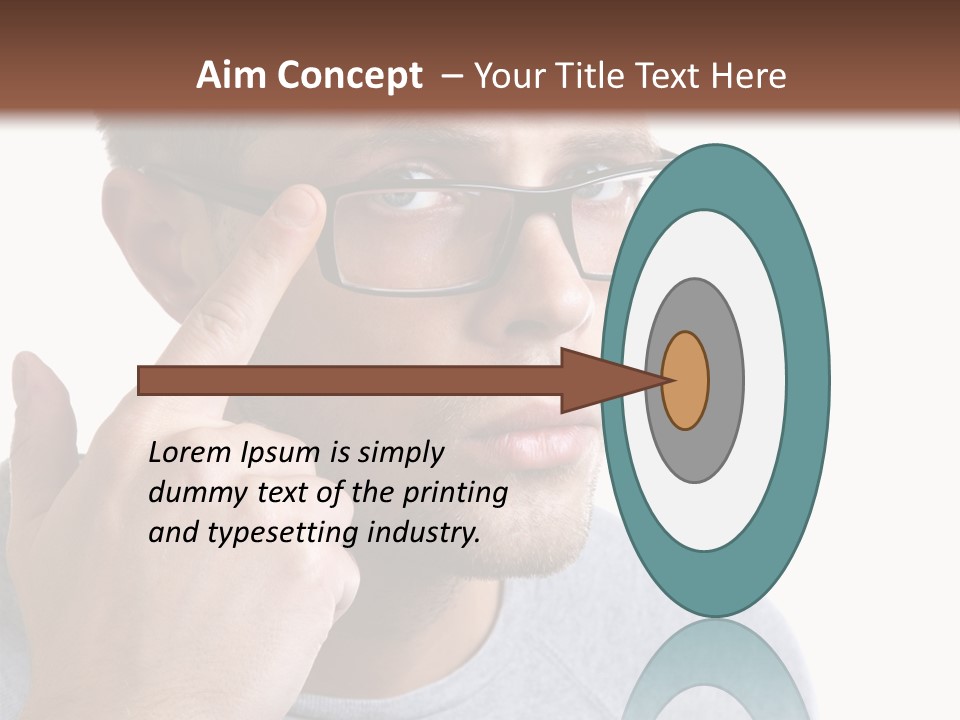 Vision Looking See PowerPoint Template