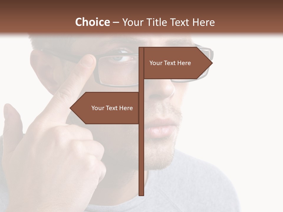 Vision Looking See PowerPoint Template