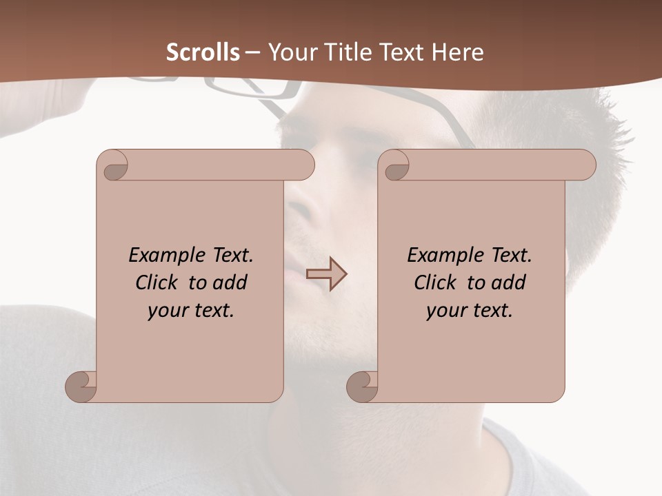 Angle Concept Person PowerPoint Template