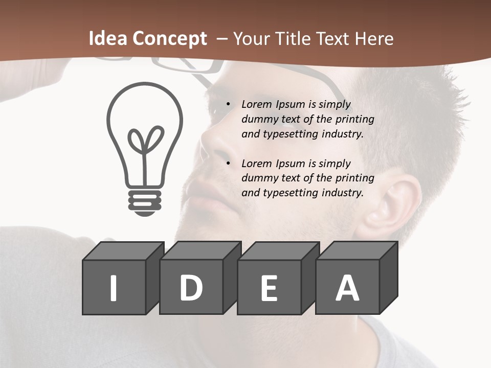 Angle Concept Person PowerPoint Template