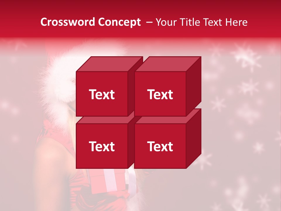 Beautiful Closeup Claus PowerPoint Template