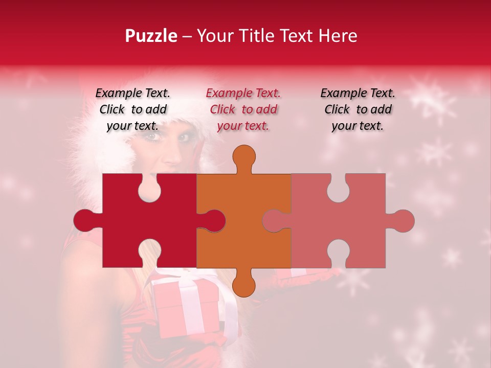 Beautiful Closeup Claus PowerPoint Template