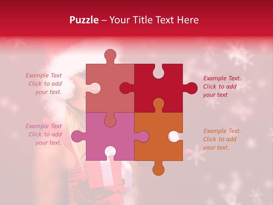 Beautiful Closeup Claus PowerPoint Template