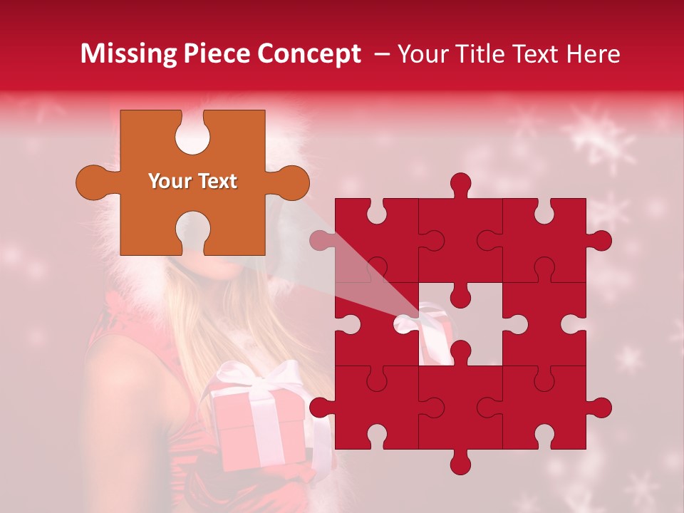 Beautiful Closeup Claus PowerPoint Template